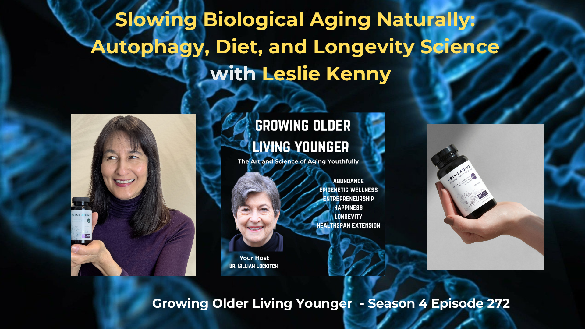 272 Slowing Biological Aging Naturally: Autophagy, Diet and Longevity with Leslie Kenny