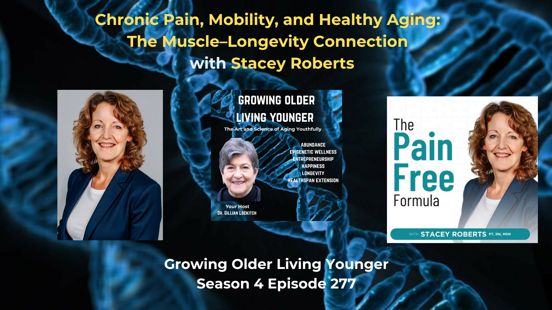 277 Chronic Pain, Mobility and Healthy Aging: The Muscle-Longevity Connection with Stacey Roberts