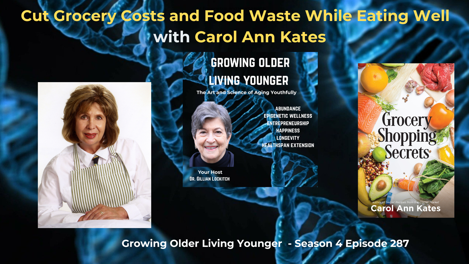 287 Cut Grocery Costs and Food Waste While Eating Well with Carol Ann Kates